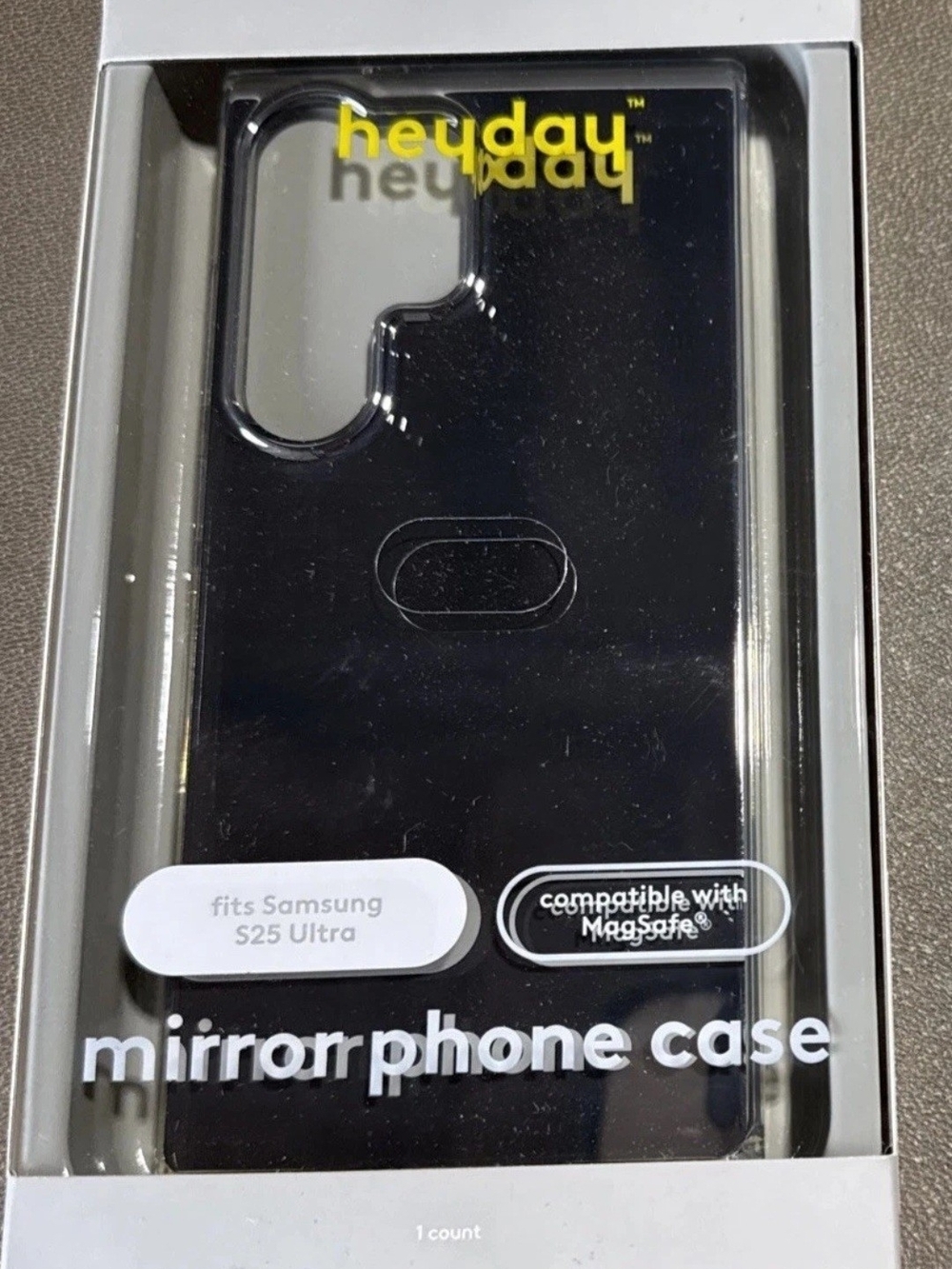 Samsung Galaxy S25 Ultra Smartphone Case with MagSafe - heyday™ Mirror Silver: S
